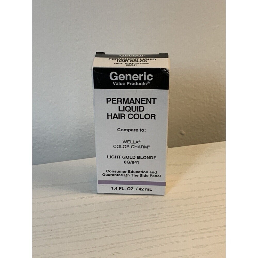 Generic Value Products 8G/841 Light Gold Blonde Perm Liquid Hair Color Wella NIB